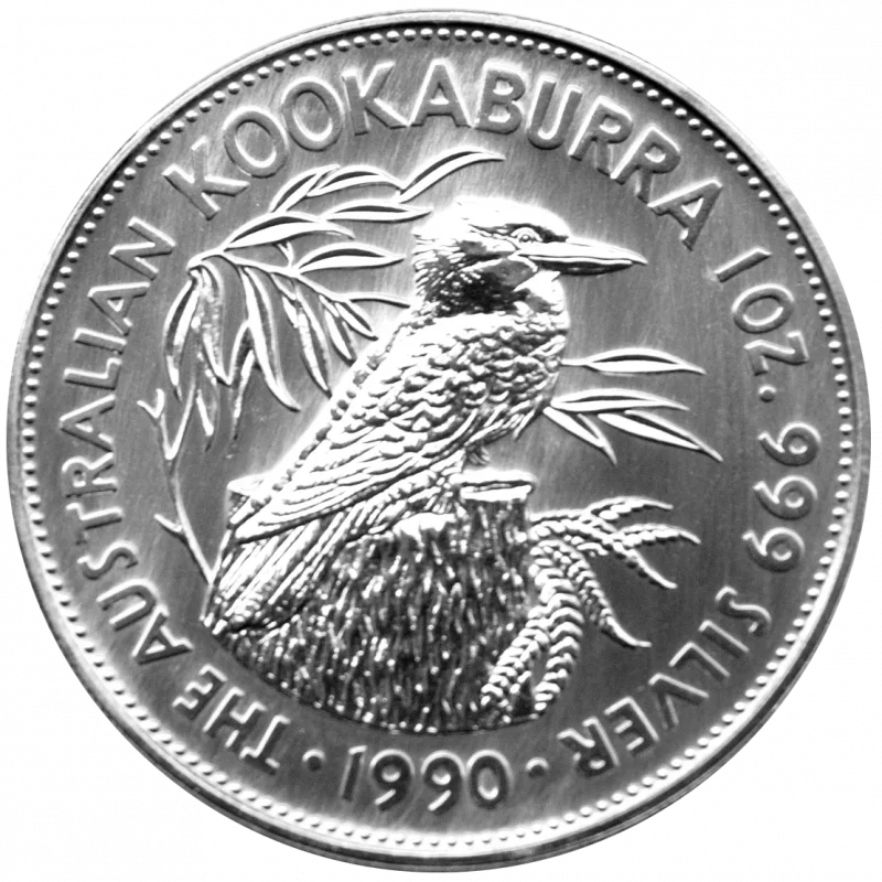 1 OZ Silber Australien Kookaburra 1990