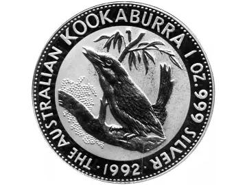 1 OZ Silber Australien Kookaburra 1992