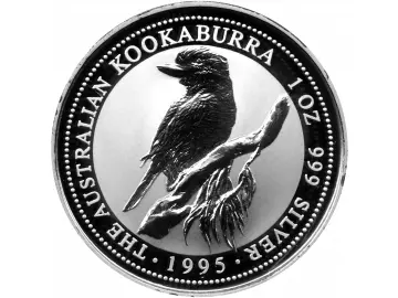 1 OZ Silber Australien Kookaburra 1995
