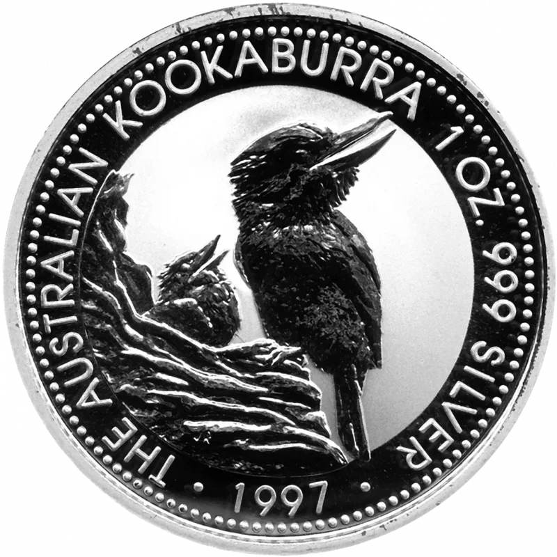 1 OZ Silber Australien Kookaburra 1997