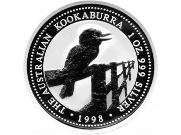 1 OZ Silber Australien Kookaburra 1998