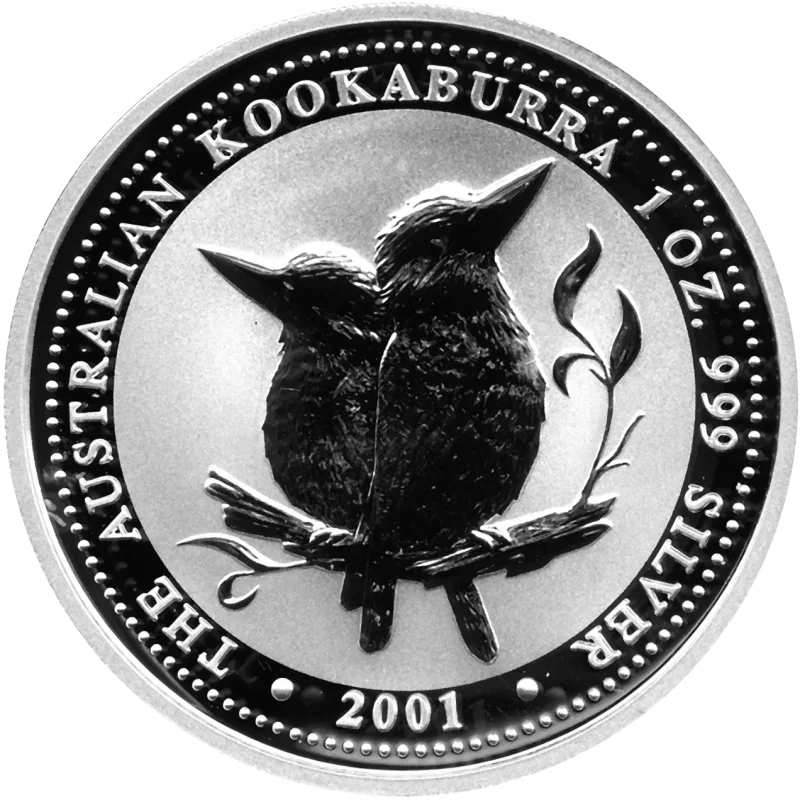 1 OZ Silber Australien Kookaburra 2001