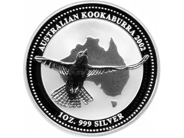 1 OZ Silber Australien Kookaburra 2002