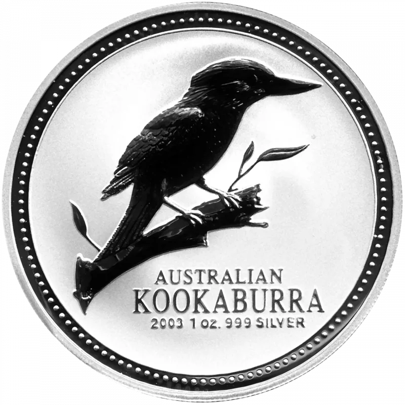 1 OZ Silber Australien Kookaburra 2003