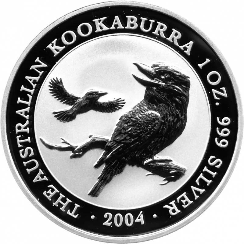 1 OZ Silber Australien Kookaburra 2004