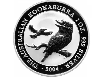 1 OZ Silber Australien Kookaburra 2004