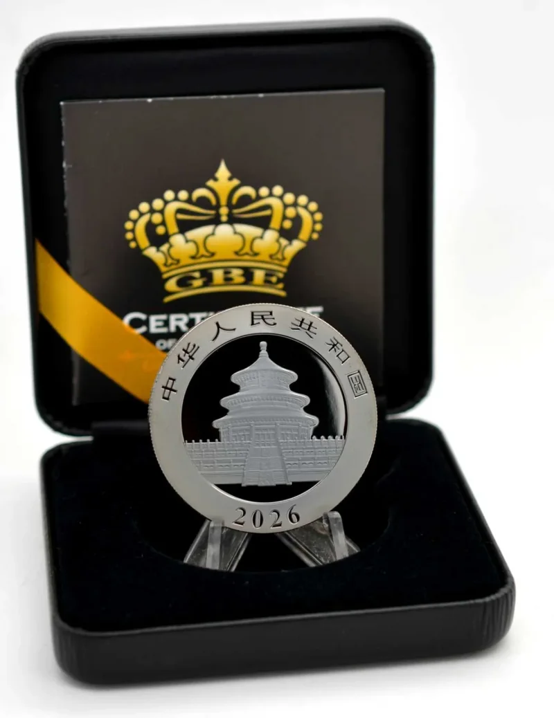 10 Yuan Silber China Panda 2026 Gold Black Empire Edition
