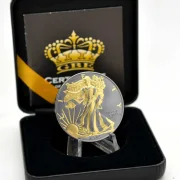 1 OZ Silber USA Eagle 2026 Gold Black Empire Edition
