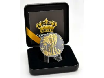1 OZ Silber USA Eagle 2026 Gold Black Empire Edition