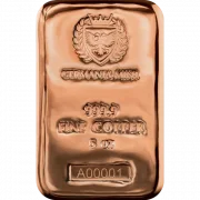 5 OZ Kupferbarren Germania Mint