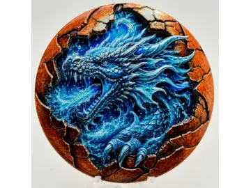 5 Oz Kupfer Luftdrache in Kapsel