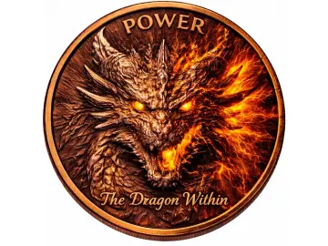 1 Oz Kupfer The DRAGON Within - Virtues Serie