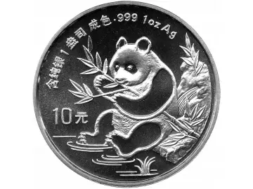 10 Yuan Silber China Panda 1991