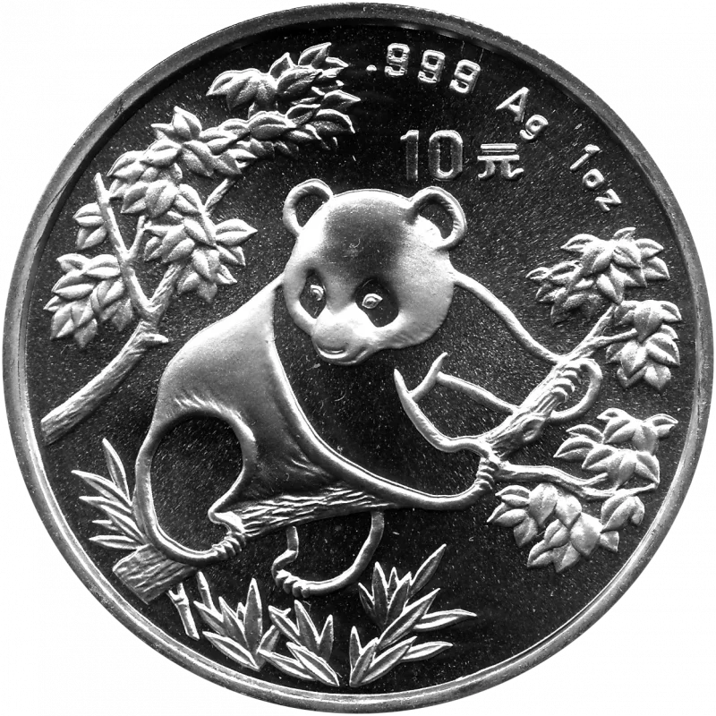 10 Yuan Silber China Panda 1992