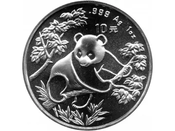 10 Yuan Silber China Panda 1992