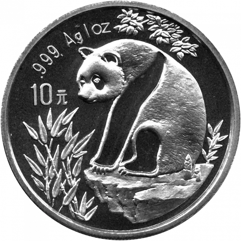 10 Yuan Silber China Panda 1993