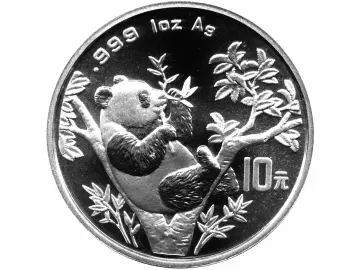 10 Yuan Silber China Panda 1995