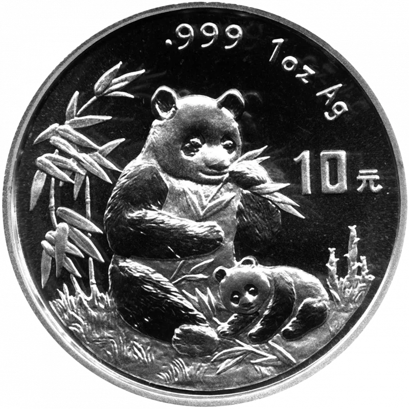 10 Yuan Silber China Panda 1996