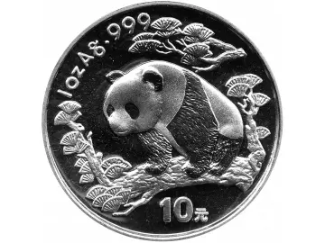 10 Yuan Silber China Panda 1997