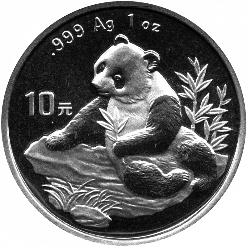 10 Yuan Silber China Panda 1998