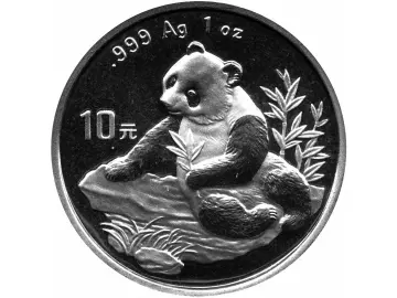 10 Yuan Silber China Panda 1998