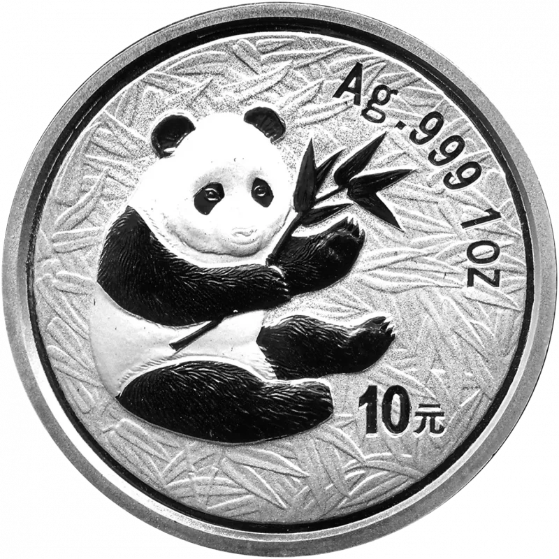 10 Yuan Silber China Panda 2000