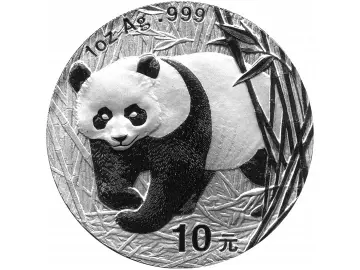 10 Yuan Silber China Panda 2001