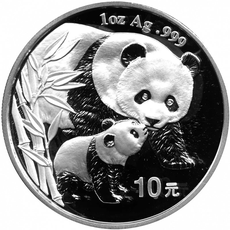 10 Yuan Silber China Panda 2004
