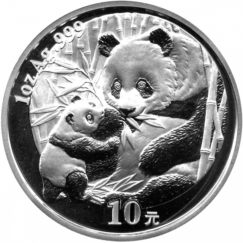10 Yuan Silber China Panda 2005