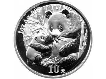 10 Yuan Silber China Panda 2005