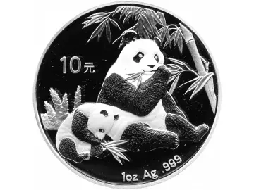 10 Yuan Silber China Panda 2007