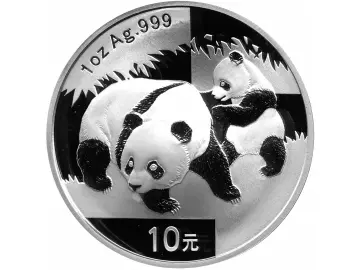 10 Yuan Silber China Panda 2008