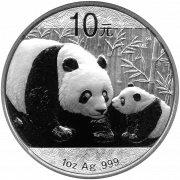 10 Yuan Silber China Panda 2011