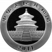 10 Yuan Silber China Panda 2011