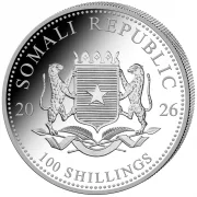 1 OZ Silber Somalia Elephant 2026