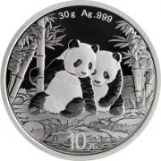 10 Yuan Silber China Panda 2026
