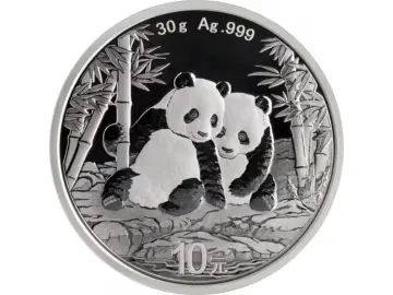 10 Yuan Silber China Panda 2026