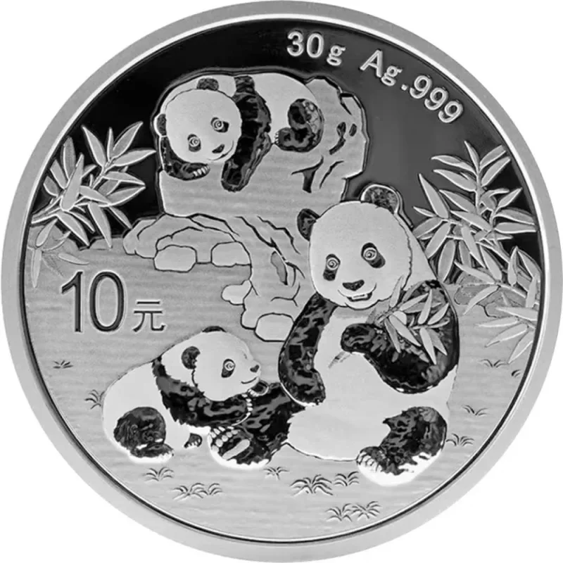 10 Yuan Silber China Panda 2025