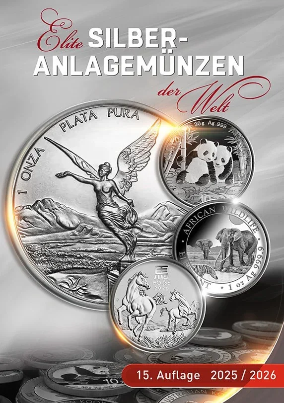 MÜNZKATALOG ELITE SILBERANLAGEMÜNZEN DER WELT 2025 - 2026 SILBER-ANLAGEMÜNZEN