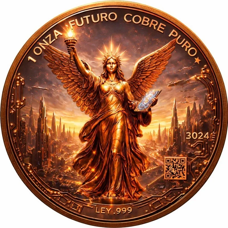 1 Oz Kupfer LIBERTAD Future Coin 3024 HR