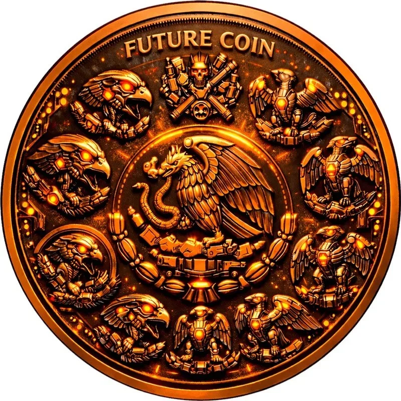 1 Oz Kupfer LIBERTAD Future Coin 3024 HR