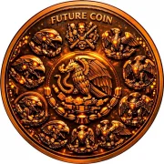 1 Oz Kupfer LIBERTAD Future Coin 3024 HR