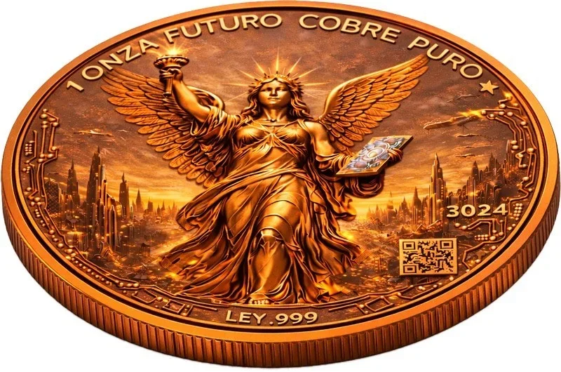 1 Oz Kupfer LIBERTAD Future Coin 3024 HR