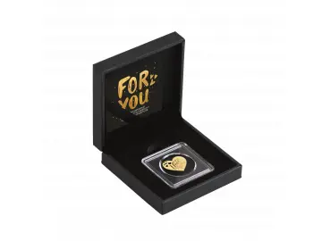 I love you 1/1000 Oz 999 Goldmedaille in Box