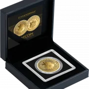Bitcoin 1/1000 Oz 999 Goldmedaille in Box
