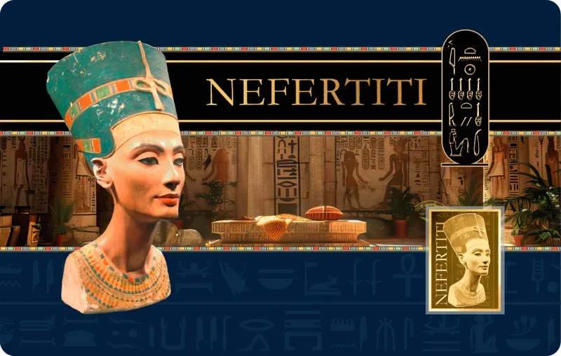 Goldcard Motiv Nefetiti 1/1000 Oz 999