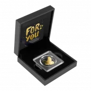Friedenstaube 1/1000 Oz 999 Goldmedaille in Box